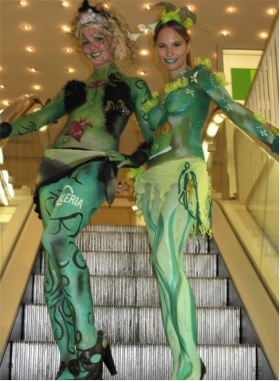 Bodypainting Kaufhof